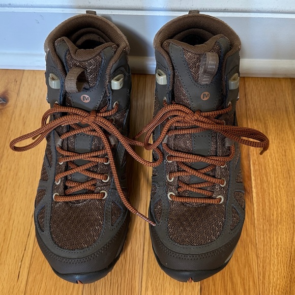 Merrell Women's Siren Sport Q2 Mid Waterproof Hiking Boot in Brown, Size 6.5 - Picture 4 of 12